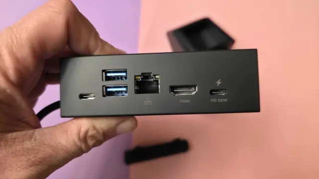 JSAUX 6-in-1 Docking Station Ports - ROG Xbox Ally