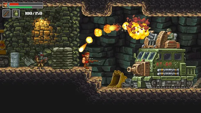 Guns of Fury es uno de los mejores sucesores espirituales de Metal Slug