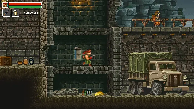 Guns of Fury es el perfecto híbrido entre Metal Gear, Metal Slug y Rambo