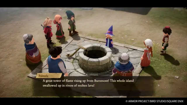 Así luce Valdeascua en Dragon Quest VII Reimagined