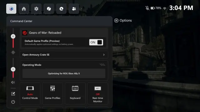 Ya están disponibles los perfiles predeterminados en ROG Xbox Ally, entre otras novedades.