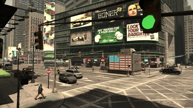 Images of the GTA IV RTX Remix mod