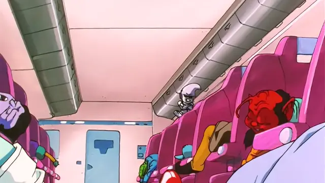 Baby se carga a toda la tripulación de un transbordador espacial en Dragon Ball GT.
