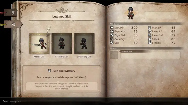 Mejor habilidad inicial Octopath Traveler 0