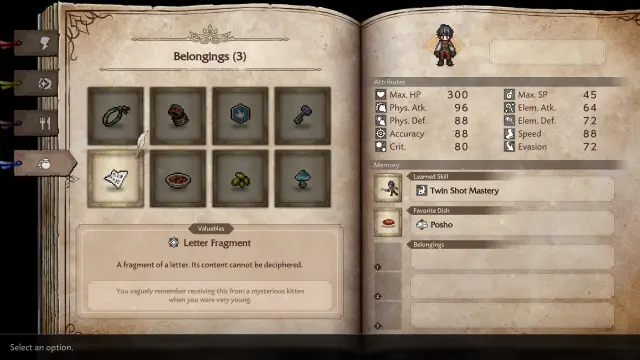 Mejores objetos iniciales Octopath Traveler 0