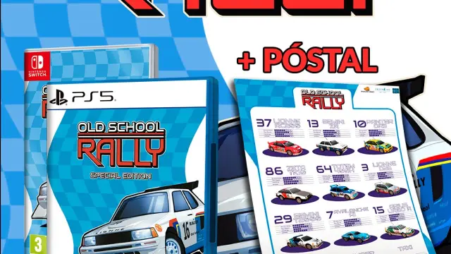 Las ediciones físicas de Old School Rally vienen ''premiadas'' en GAME