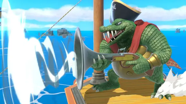 King K. Rool, uno de los villanos icónicos de Donkey Kong, cuyo actor de voz está en Mario Kart World