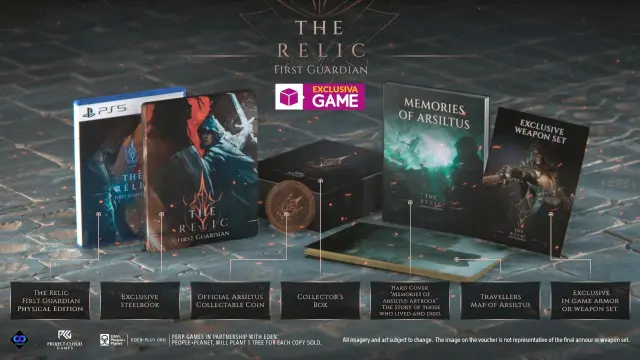 La edición física de The Relic: First Guardian para PS5 es de las más completas que hemos visto