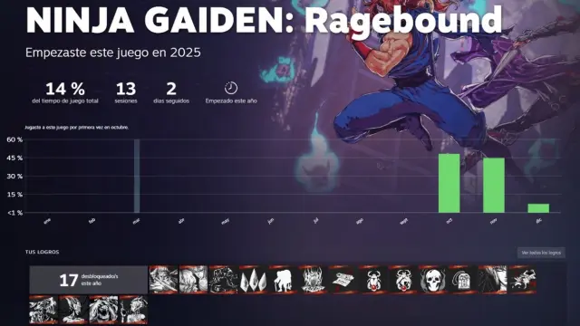 Así luce el Steam Replay o Resumen del Año 2025 de Steam