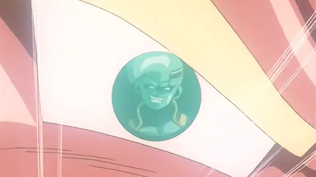 Gohan Baby posee a Vegeta con la ayuda de Goten en el episodio 27 de Dragon Ball GT