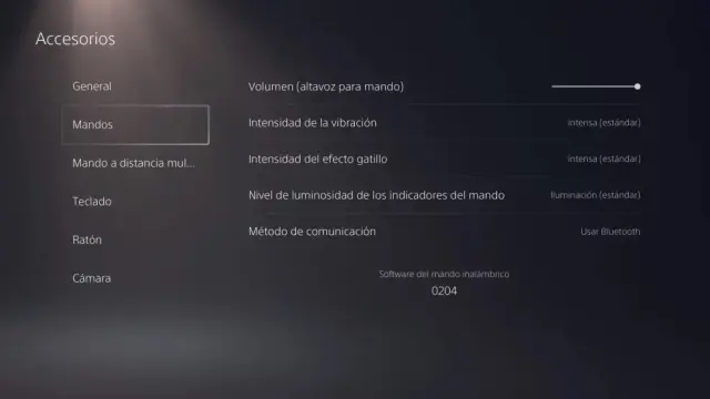 Ajustes Dualsense PS5