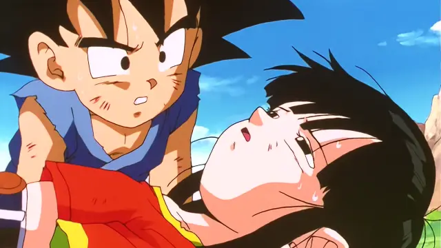 Gohan casi asesina a su hija Pan en el episodio 28 de Dragon Ball GT