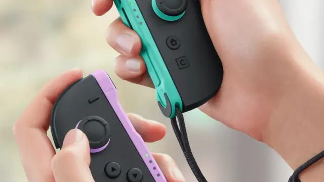 Los nuevos mandos Joy-Con 2 morado claro y verde claro llegarán a las tiendas en febrero
