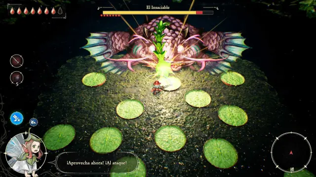 El primer jefe nos dio un combate realmente divertido