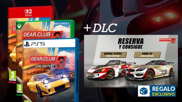 La reserva de Gear.Club Unlimited 3 en GAME viene con premio