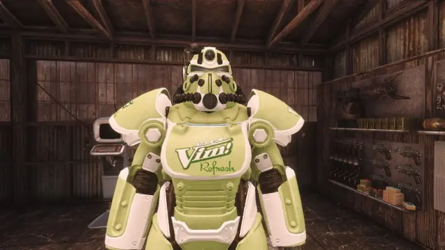 El patrón Vim Refresh para la servoarmadura T-51 es uno de los más chulos de Fallout 4