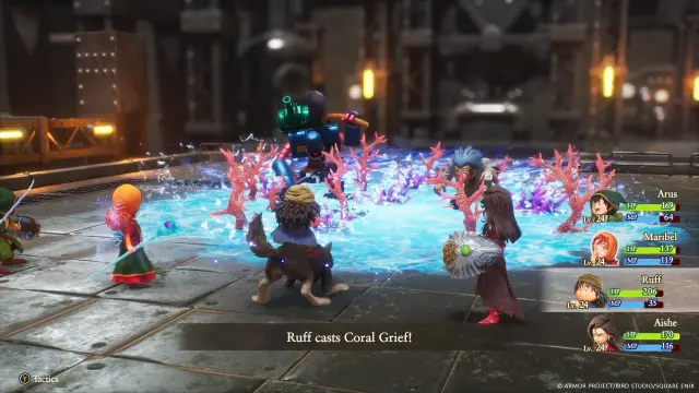 Nuevas imágenes de Dragon Quest VII Reimagined centradas en el combate