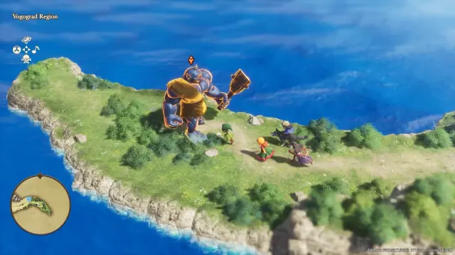 Nuevas imágenes de Dragon Quest VII Reimagined centradas en el combate