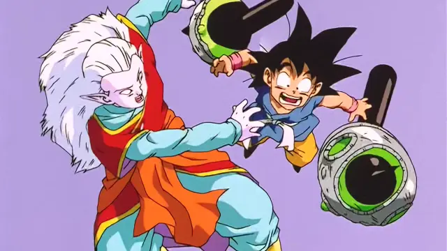 Goku escapa de la Dimensión Sugoroku en el episodio 31 de Dragon Ball GT