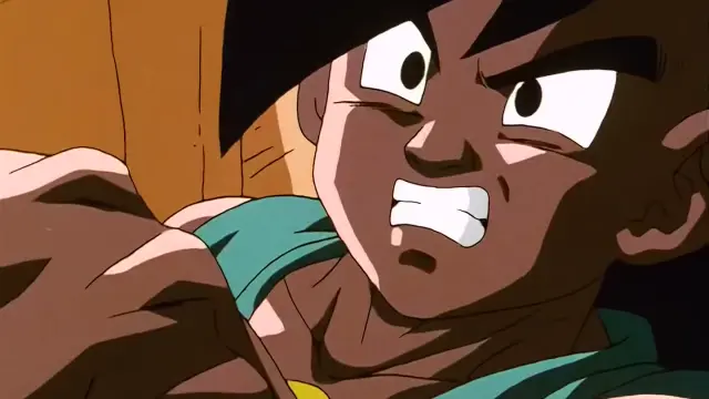 Uub se enfrenta a Baby por primera vez en el episodio 32 de Dragon Ball GT