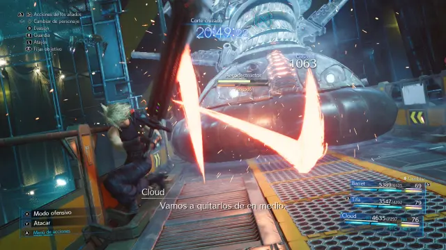 Final Fantasy VII Remake Intergrade, análisis Nintendo Switch 2