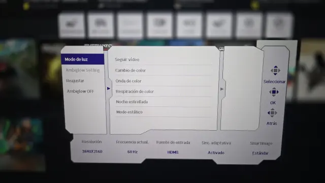 Philips Evnia - Configuración monitor (OSD)
