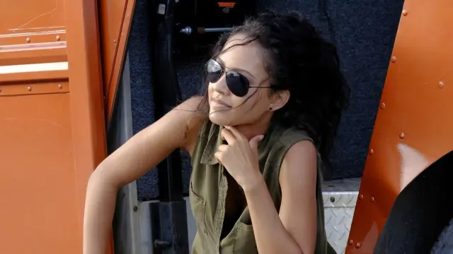 Tristin Mays es clavadita a Panam Palmer, personaje de Cyberpunk 2077