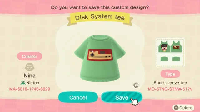 Códigos para conseguir los diseños de consolas retro en Animal Crossing: New Horizons