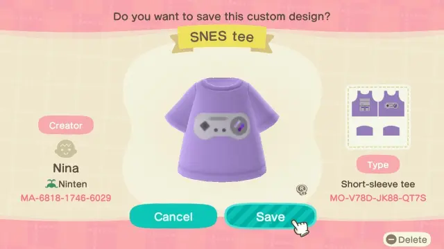 Códigos para conseguir los diseños de consolas retro en Animal Crossing: New Horizons