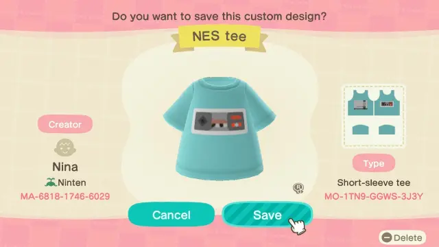 Códigos para conseguir los diseños de consolas retro en Animal Crossing: New Horizons