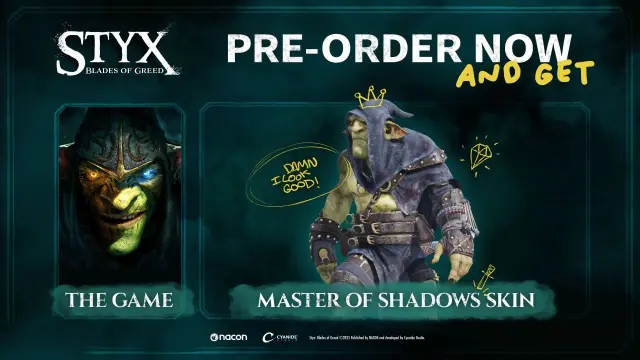 La reserva de Styx: Blades of Greed viene con un DLC de regalo en GAME