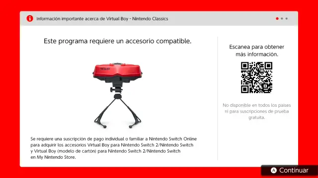 Virtual Boy Classics - Nintendo Switch Online