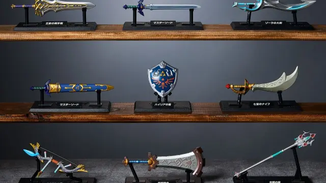 Esta colección de armas icónicas de Zelda es una pasada, pero solo se puede comprar en Japón