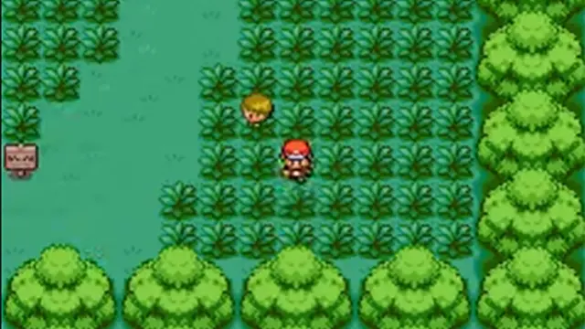 Bosque Verde en Pokémon Rojo Fuego y Verde Hoja