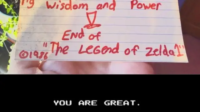 Un fan de Zelda registró los datos de su partida de The Legend of Zelda en una nota hace casi 40 años
