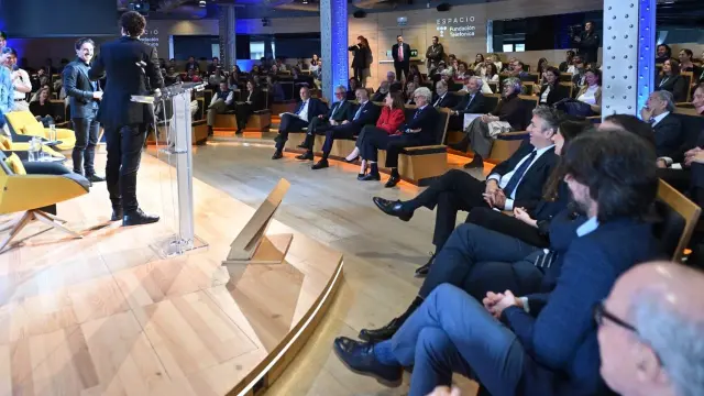 Así es el impresionante y moderno auditorio de la Fundación Telefónica en Madrid