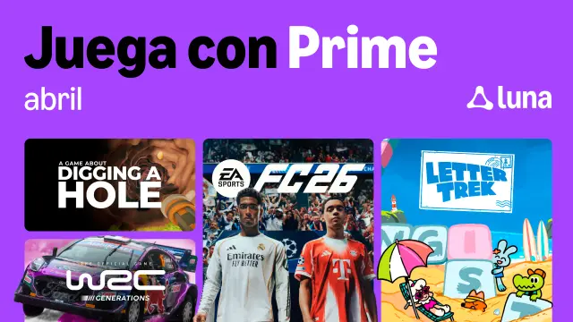 Los nuevos juegos de Amazon Luna en abril de 2026 incluyen EA FC 26, WRC Generations y más títulos