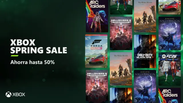 Rebajas de primavera de Xbox hasta el 15 de abril de 2026