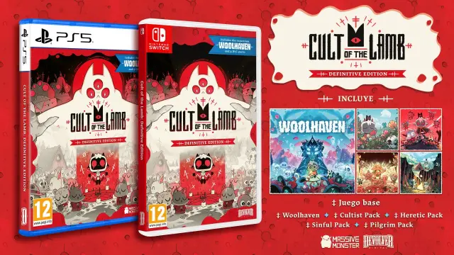 Cult of the Lamb va a tener sus ediciones físicas más completas en PS5 y Nintendo Switch el 17 de julio