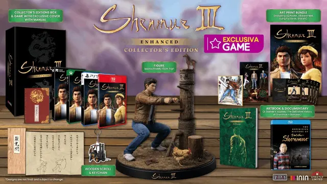 La Edición Coleccionista de Shenmue 3 ya se puede reservar en GAME