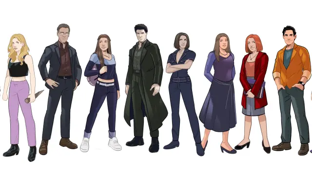 Imágenes de la serie de cómics de Buffy, cazavampiros