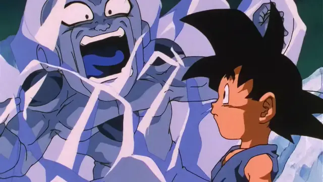 Goku destruye a Cell y Freezer en el infierno, borrándolos de la existencia