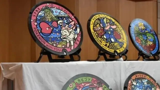 Pokémon llega a la prefectura de Ishikawa con 6 tapas de alcantarilla temáticas de la saga