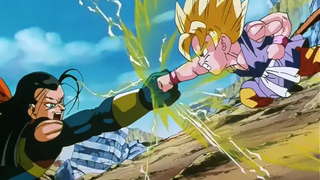 Goku salva la vida de Vegeta en el último momento en Dragon Ball GT