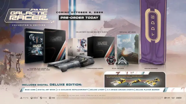 Así es la edición coleccionista de Star Wars: Galactic Racer