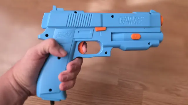 G'aim'e Time Crisis, análisis de la pistola