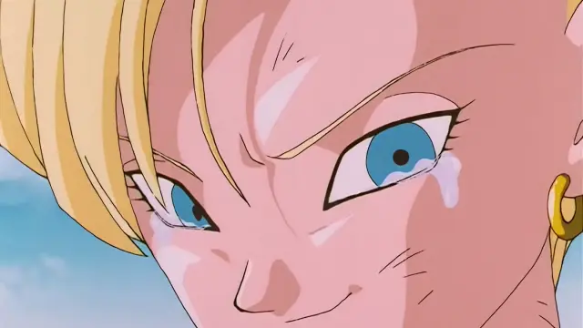 Goku y A-18 hacen equipo para matar a Super A-17 en Dragon Ball GT