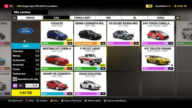 Ford Escort RS en Forza Horizon 6