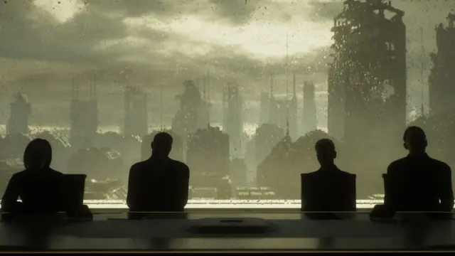 Uno de los posibles finales de Directive 8020