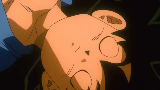 Uh Shinron deja inconscientes a Goku y Pan con sus descargas eléctricas